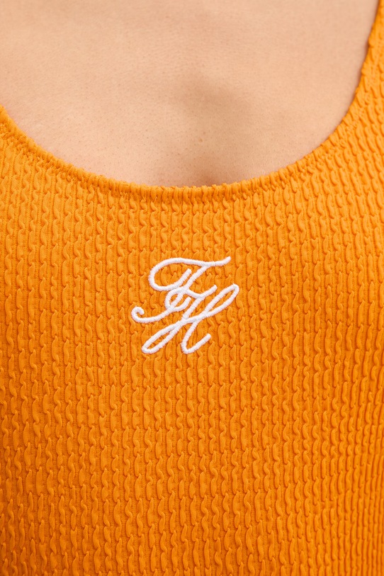Tommy Hilfiger jednodílné plavky dámské oranžová UW0UW06522
