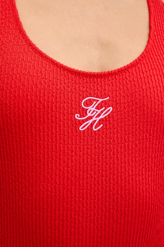Tommy Hilfiger jednodílné plavky dámské UW0UW06522 červená