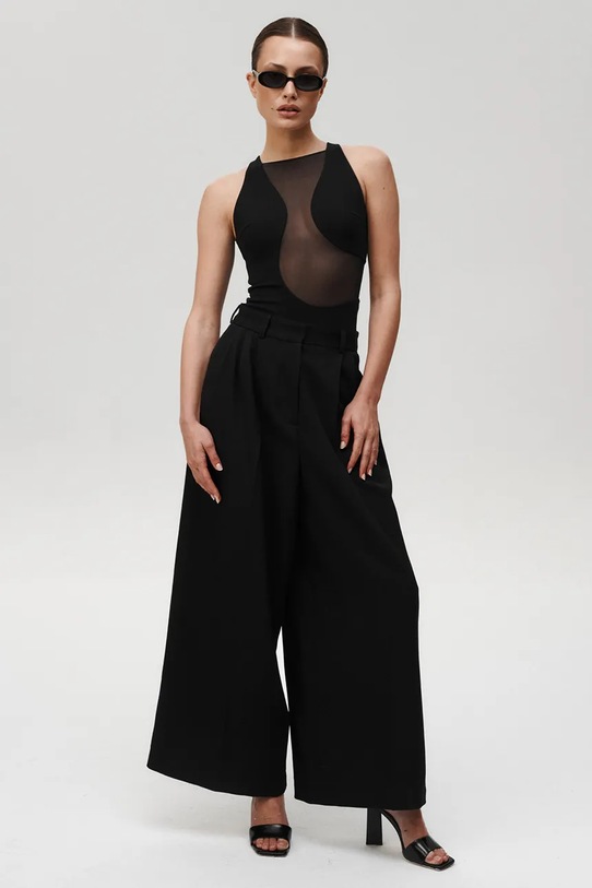 Κορμάκι Undress Code Front Row Bodysuit μαύρο 1116UC