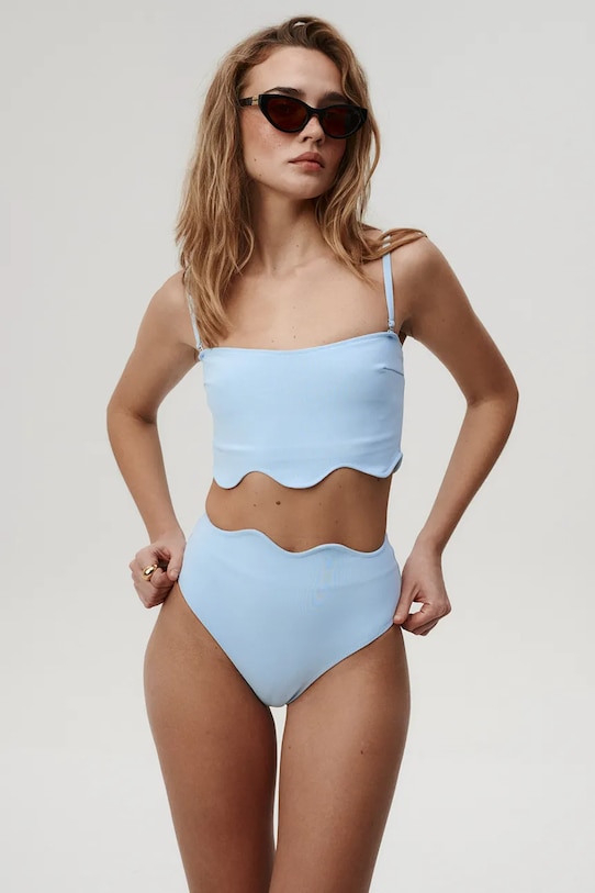 Undress Code figi kąpielowe Dashing Bikini Bottom dół niebieski 1206UC