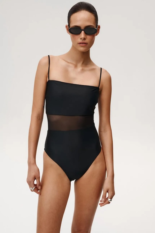 Undress Code strój kąpielowy jednoczęściowy damski Hideaway Swimsuit czarny 1254