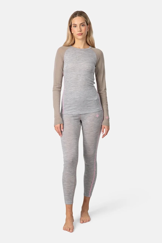 Kari Traa komplet bielizny funkcyjnej Kaia sporty zimowe szary 623926