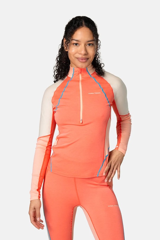 Kari Traa bielizna damska z dodatkiem wełny Alma pomarańczowy 623666