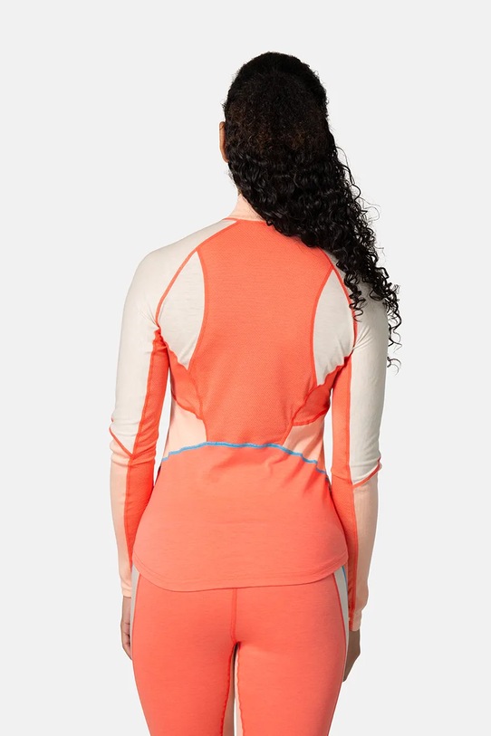 Kari Traa bielizna damska z dodatkiem wełny Alma 623666 pomarańczowy SS26