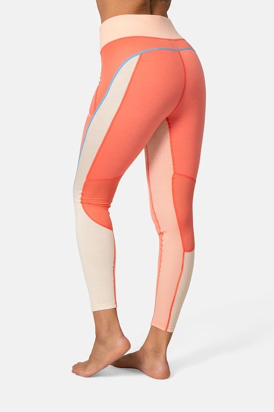 Kari Traa legginsy damskie z dodatkiem wełny Alma 623667 pomarańczowy SS26