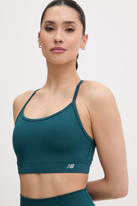 New Balance αθλητικό σουτιέν Yoga τιρκουάζ WB51039AAV