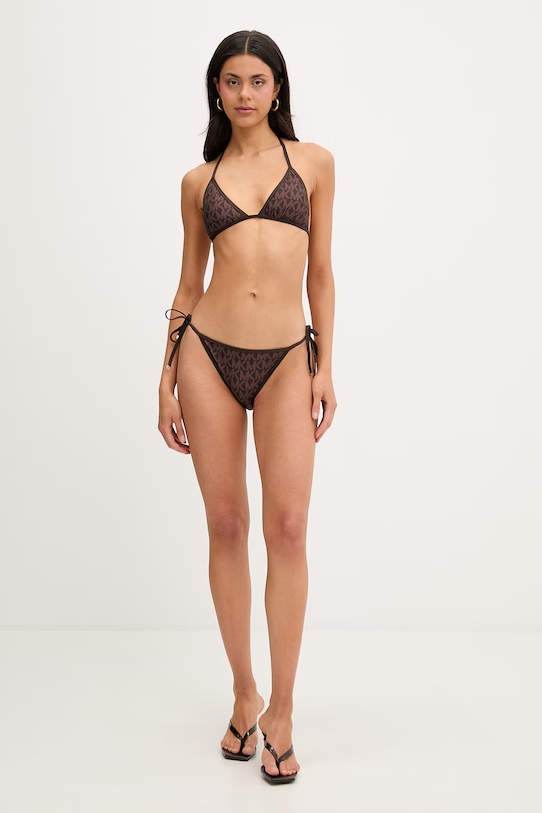 MICHAEL Michael Kors горнище на бански дамско MM31752 кафяв SS26