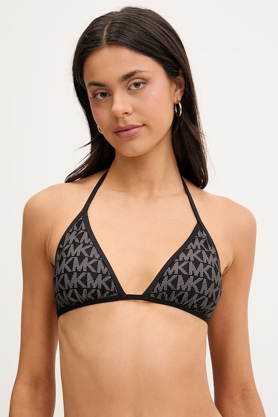 MICHAEL Michael Kors горнище на бански дамско черен MM31752