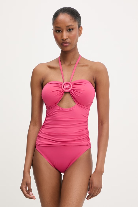 MICHAEL Michael Kors strój kąpielowy jednoczęściowy damski różowy MM99987