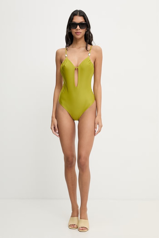 Patrizia Pepe strój kąpielowy jednoczęściowy damski 2I0162.J415 zielony SS26