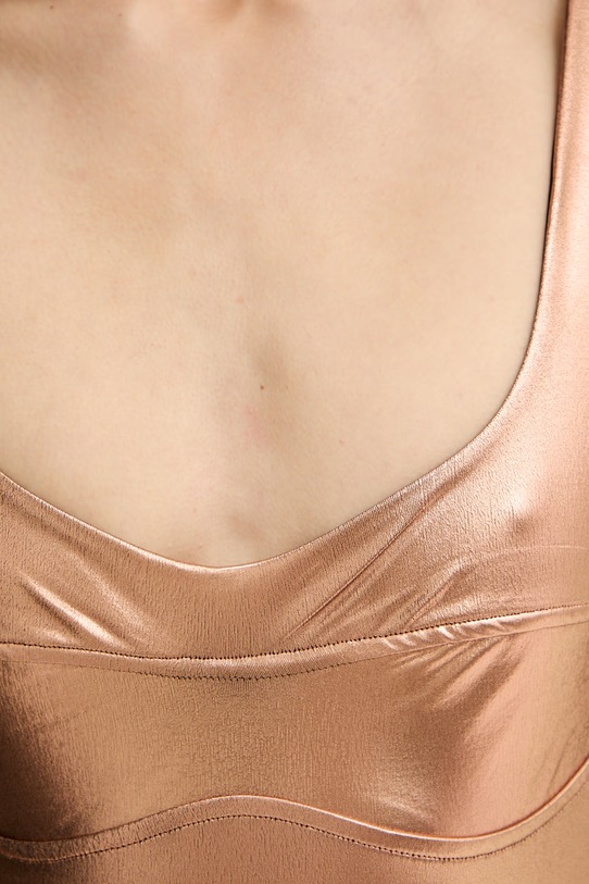 Max&Co. strój kąpielowy jednoczęściowy damski MCAEMBLEMA pomarańczowy 2616831017200