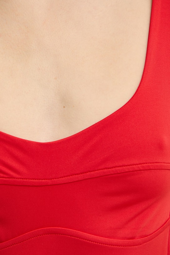 Max&Co. strój kąpielowy jednoczęściowy damski MCAEMBLEMA czerwony 2616831017200