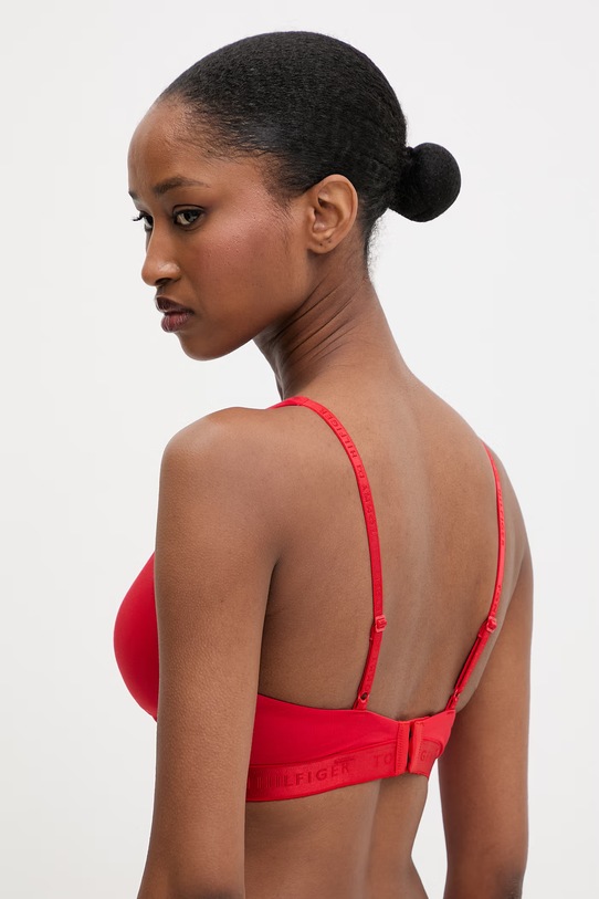 Odzież Tommy Hilfiger biustonosz trójkątny z modalu UW0UW06496 czerwony