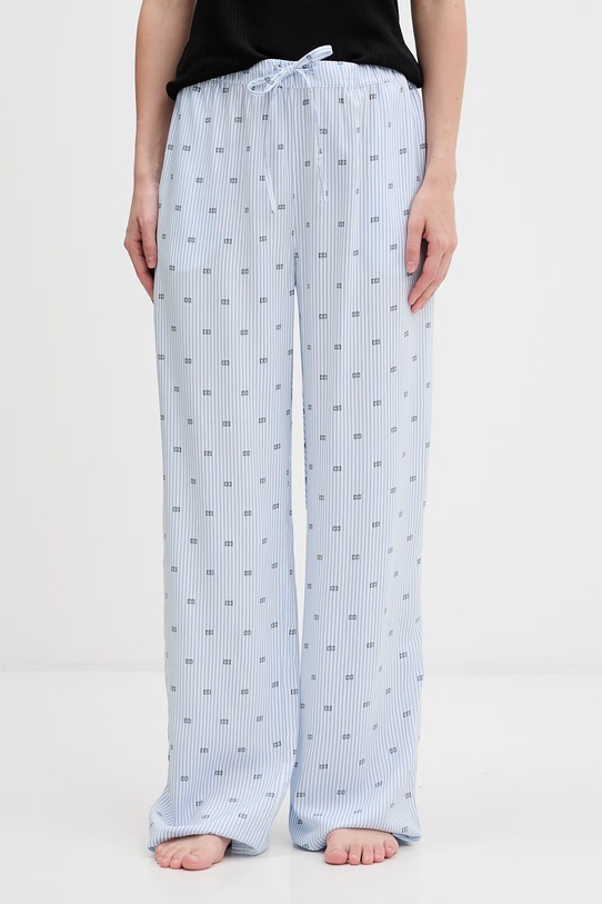 Tommy Hilfiger donji dio pidžame ženske viskozne plava UW0UW06244