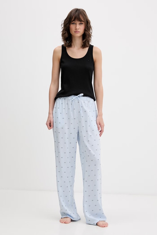 Tommy Hilfiger donji dio pidžame ženske viskozne UW0UW06244 plava SS26