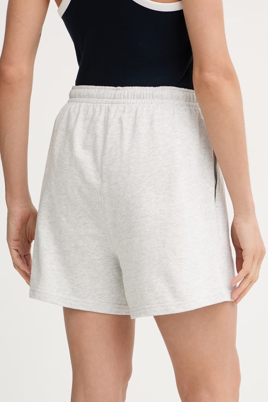 Oblečenie Tommy Hilfiger teplákové šortky dámske s bavlnou UW0UW06314 sivá