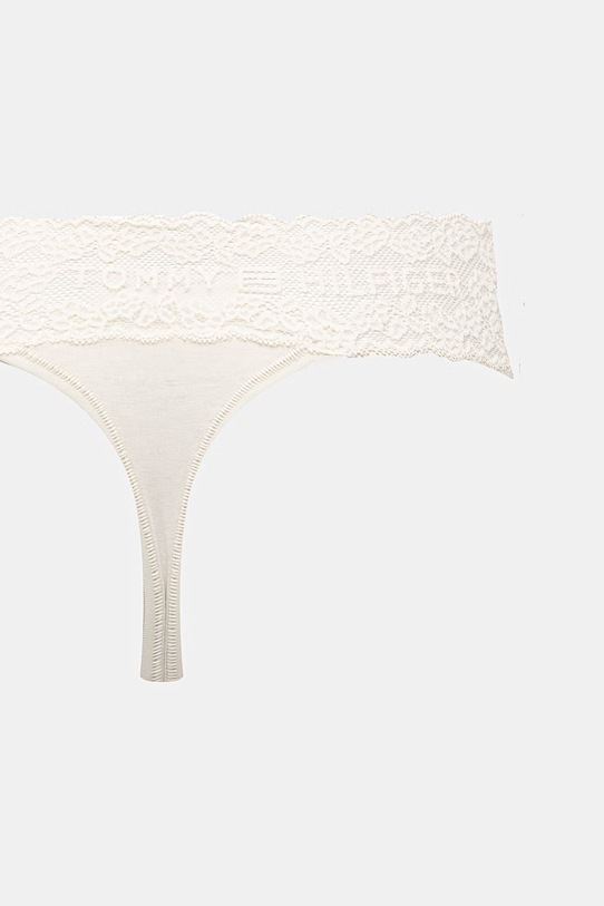 Tommy Hilfiger tange ženske od pamuka s elastanom UW0UW06337 bež