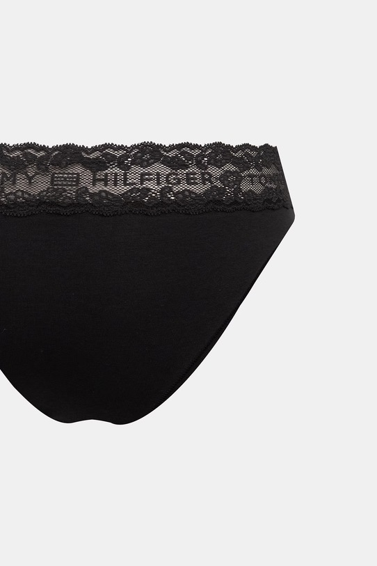 Odjeća Tommy Hilfiger gaćice za žene od pamuka s elastanom 3-pack UW0UW06338 crna
