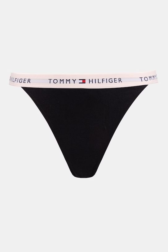 Tommy Hilfiger прашки дамски от памук с еластан 3 броя UW0UW06518 черен SS26