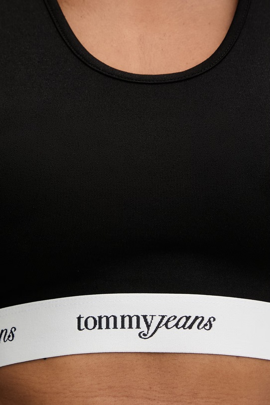 Odzież Tommy Jeans biustonosz z wiskozą DW0DW22762 czarny