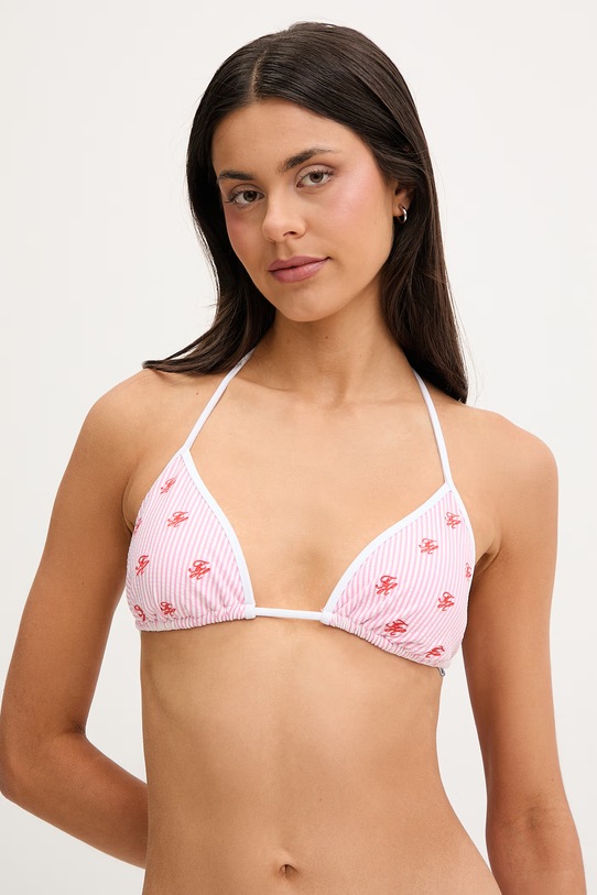 Tommy Hilfiger plavková podprsenka dámská SUMMER růžová UW0UW06543