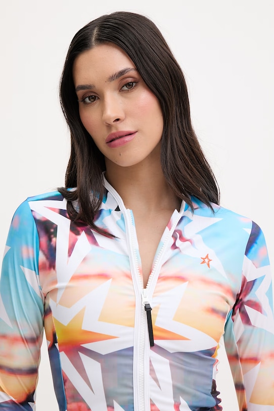 Perfect Moment plážový top s dlhým rukávom dámsky W3001421 oranžová SS26