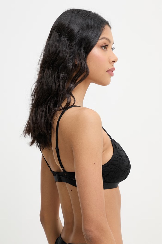 Одяг HUGO трикутний бюстгальтер мереживний BLOOM LACE TRIANGLEP 50561590 чорний