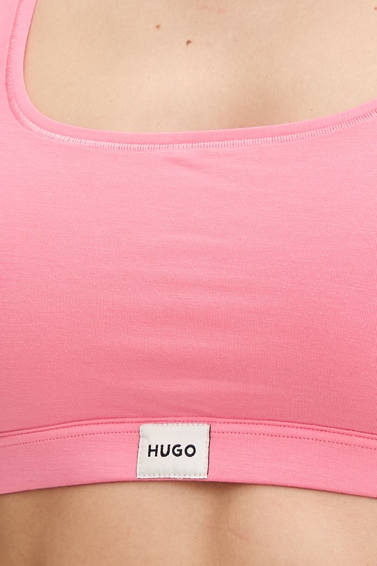 HUGO grudnjak s modalom SIGNATURE BRALETTE roza 50566598