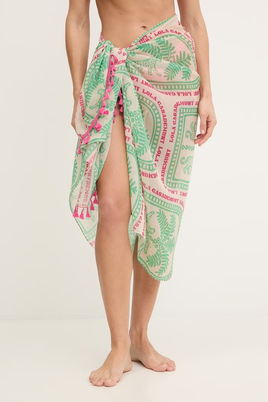 Lola Casademunt pareo zielony LS2607012