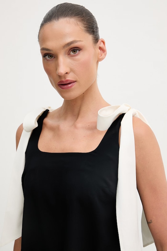 Karl Lagerfeld top plażowy damski B2W46036 czarny