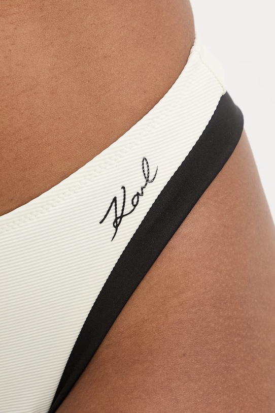 Odzież Karl Lagerfeld figi kąpielowe damskie B2W46023 beżowy