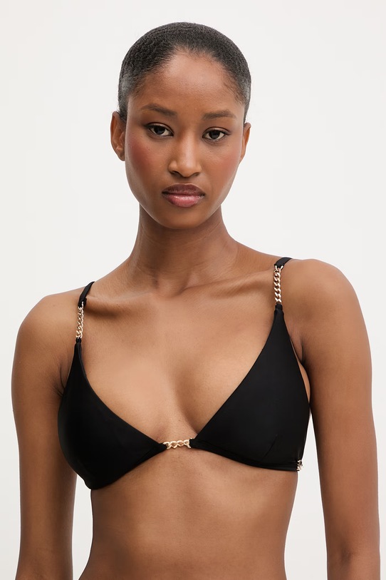 Karl Lagerfeld biustonosz kąpielowy damski czarny B2W46011