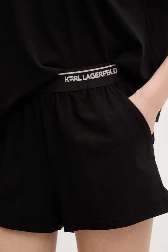 Karl Lagerfeld piżama damska bawełniana z elastanem IKON B2W45005