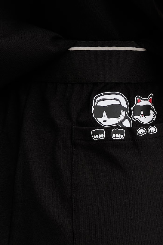 Karl Lagerfeld piżama damska bawełniana z elastanem IKON B2W45005