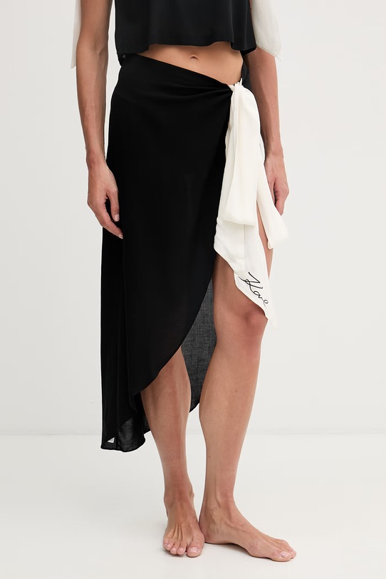 Karl Lagerfeld pareo damskie KARL BOW czarny B2W46035