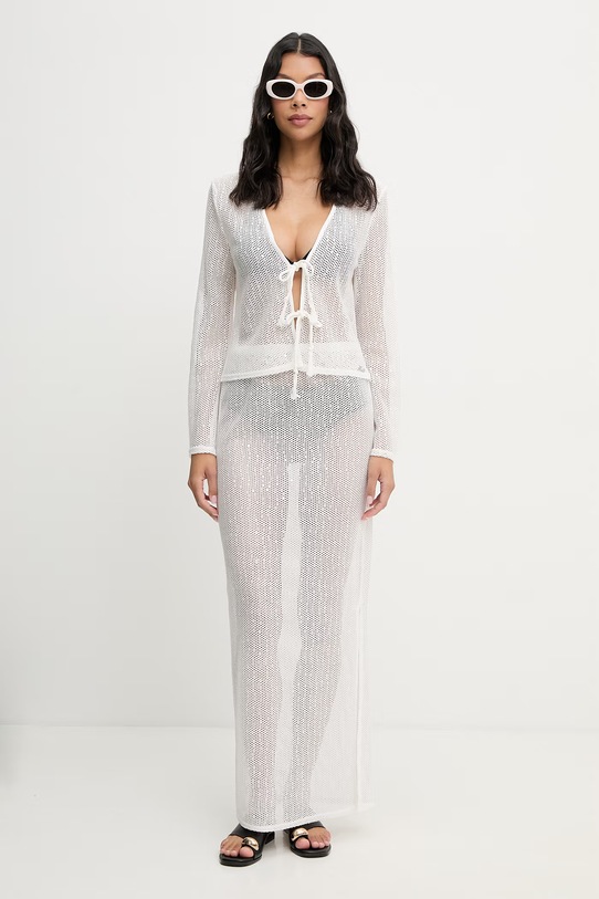 Karl Lagerfeld spódnica plażowa damska B2W46031 biały SS26