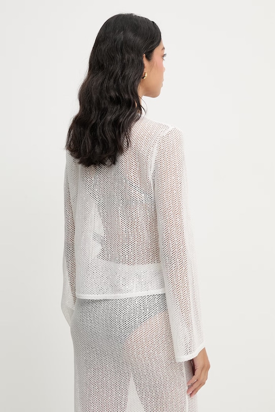 Odzież Karl Lagerfeld narzutka plażowa damska B2W46030 biały