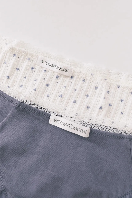 Women'secret Figi damskie 2-pack 4633528 biały SS26