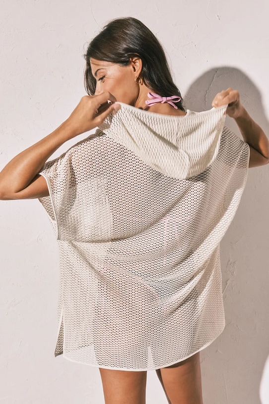 women'secret Sukienka plażowa damska 5543705 beżowy SS26