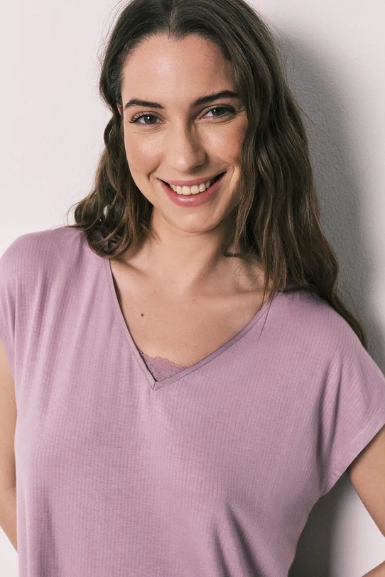 women'secret piżama dwuczęściowa damska różowy 4753111