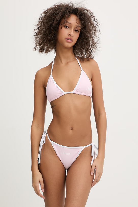 Juicy Couture strój kąpielowy dwuczęściowy damski TAIHTI różowy JCITS126201