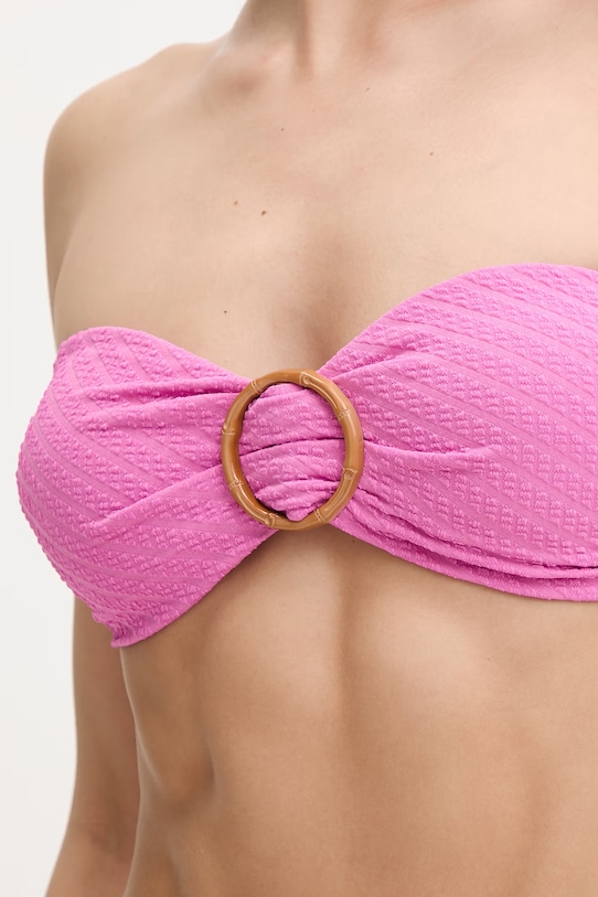 Rip Curl μπικίνι τοπ Γυναικείο CUSTOM RIB ροζ 053WSW