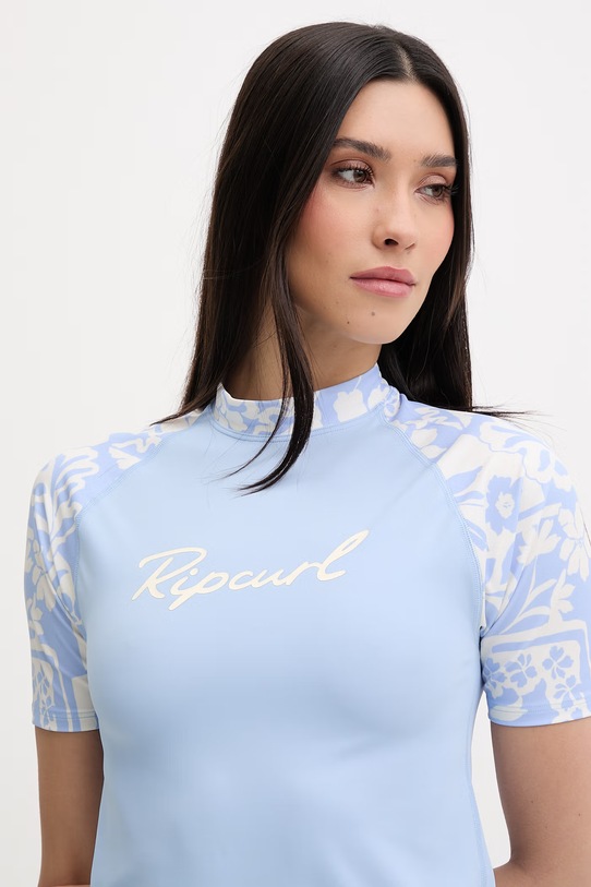 Ρούχα Rip Curl t-shirt κολύμβησης γυναικείο PACIFIC COAST 1A3WRV μπλε