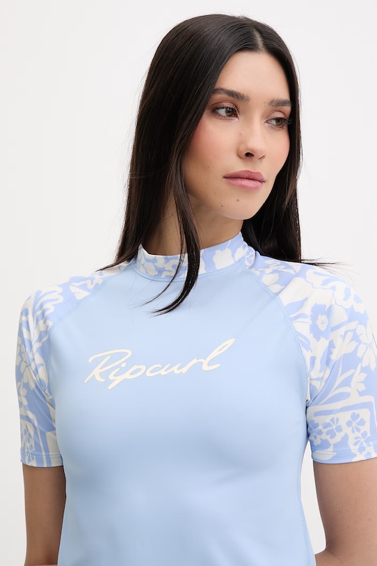 Ρούχα Rip Curl t-shirt κολύμβησης γυναικείο PACIFIC COAST 1A3WRV μπλε