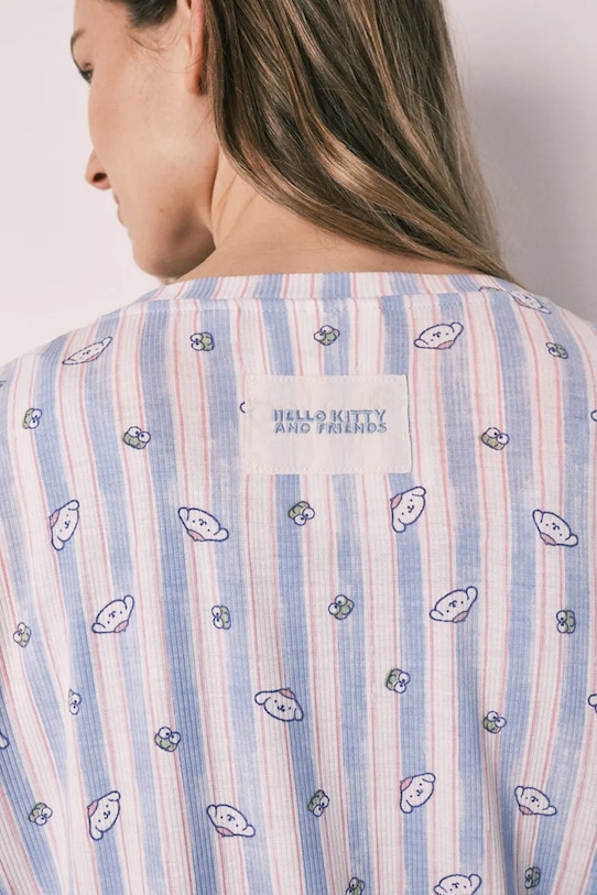 women'secret komplet loungwear damski z wiskozą 3133500 niebieski