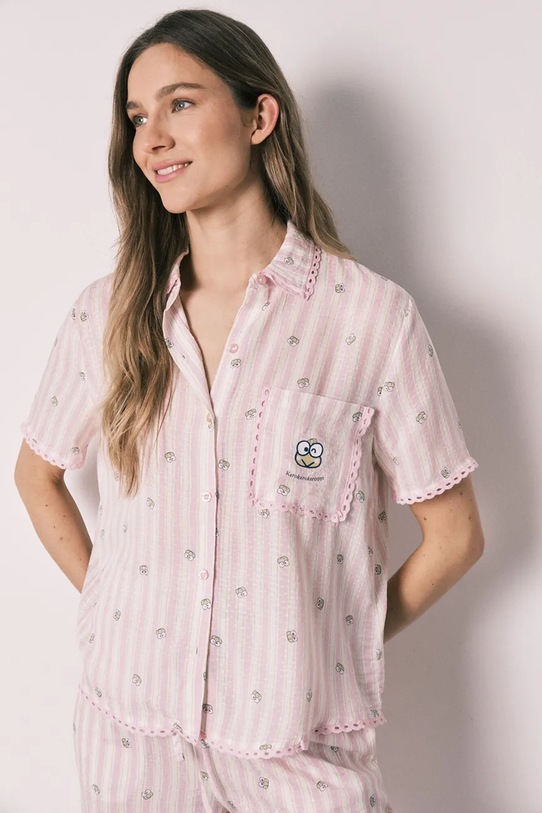 women'secret komplet loungwear damski z wiskozy biały 3133506