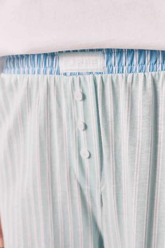 women'secret piżama dwuczęściowa damska bawełniana 3593029 biały