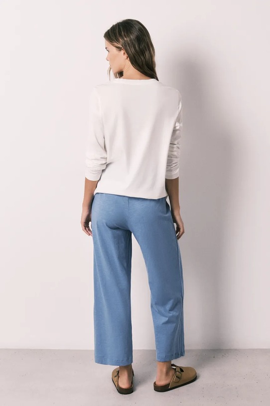 Odzież women'secret spodnie piżamowe damskie bawełniane 3703234 niebieski