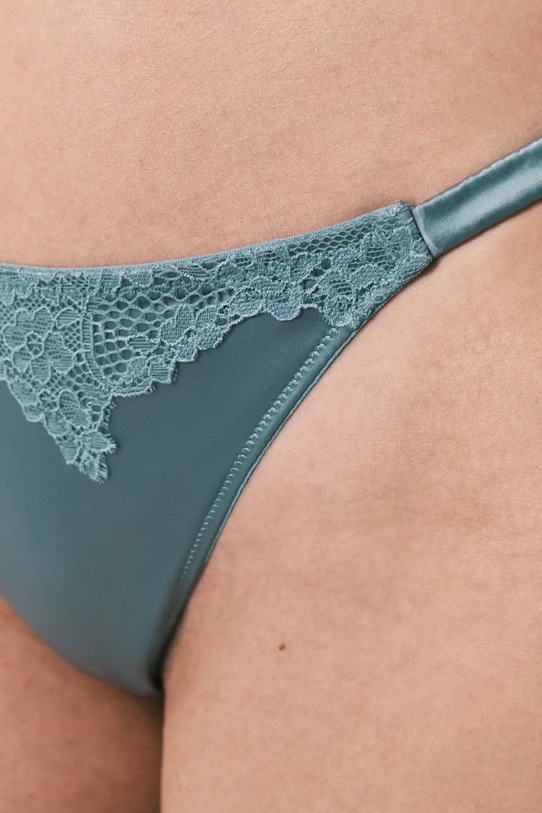 women'secret stringi damskie turkusowy 4213753