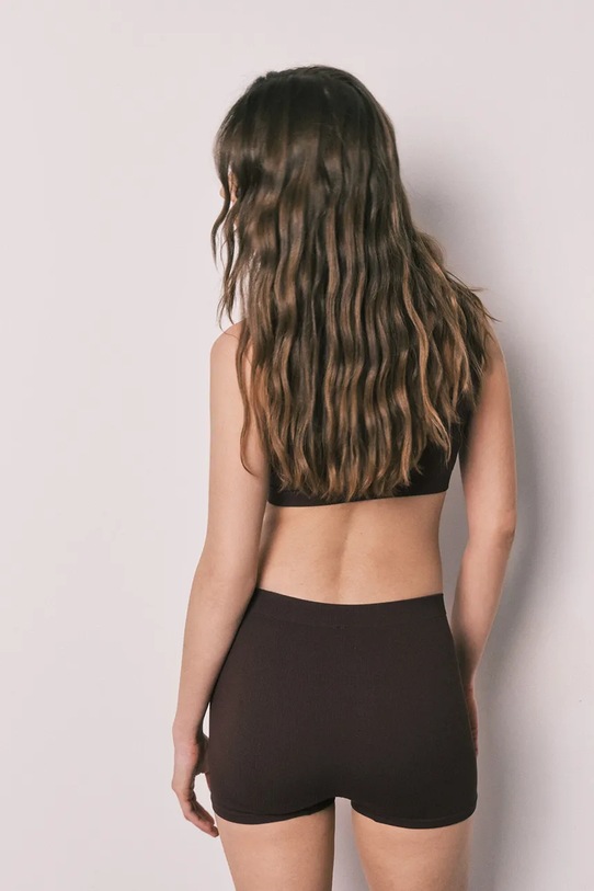 Odzież women'secret bokserki damskie 4213758 brązowy